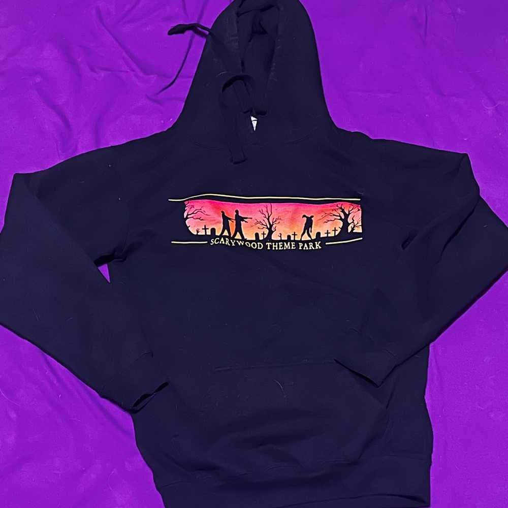 Theme park scarywood sweater
